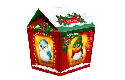 Новорічний подарунок ROSHEN "Годівниця для птахів", 918г